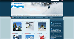 Desktop Screenshot of heliskiing-switzerland.com